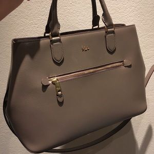 Lauren Ralph Lauren Saffiano Sabine Medium Satchel